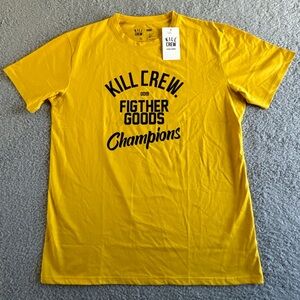 Kill Crew Apparel T-Shirt Men's XL KILL CREW (Figther) Champions (Misprint-Flaw)